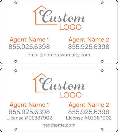 Agent Sign Rider, 12h x 22w, 3mm Aluminum Composite